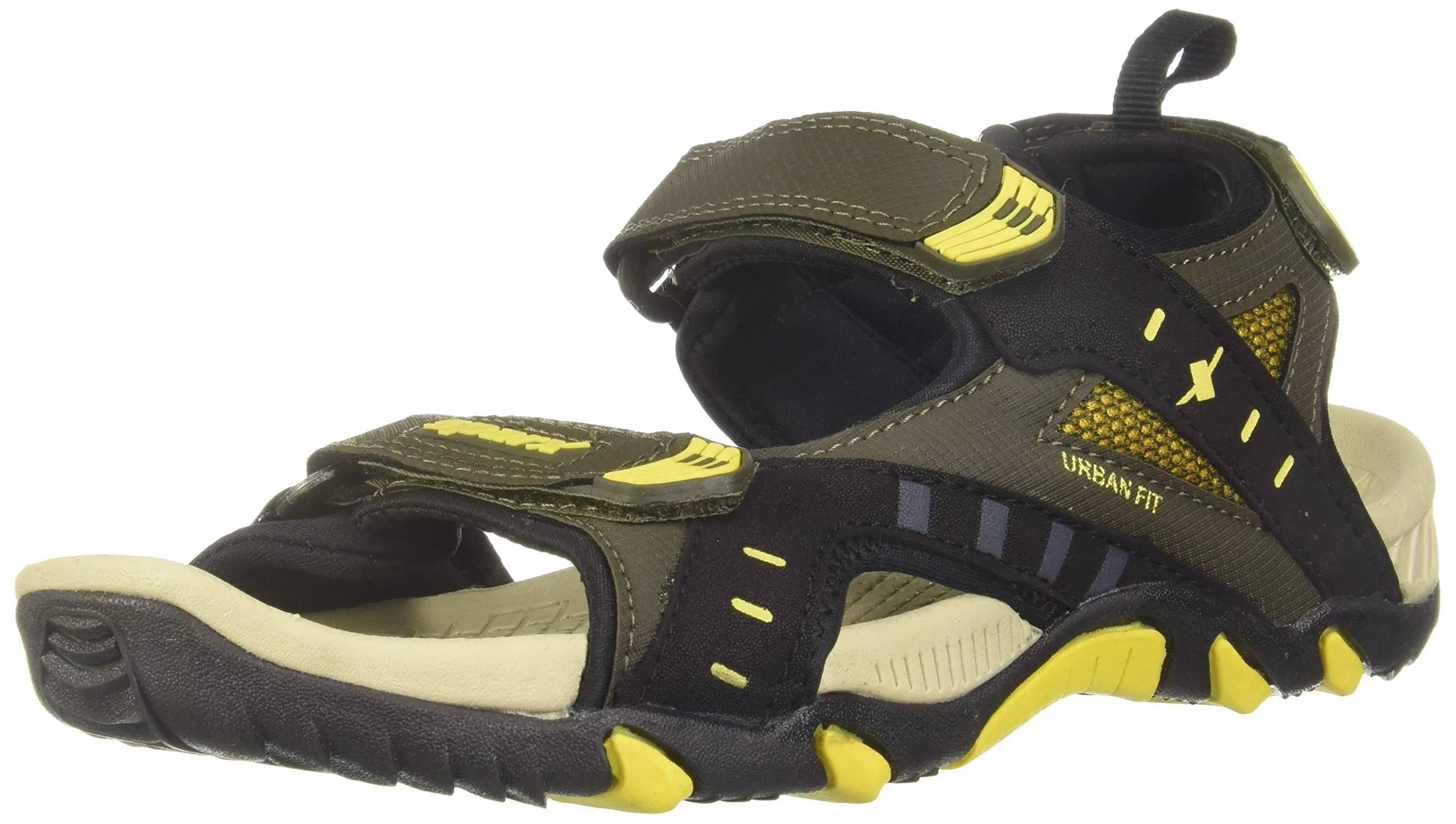 SPARX mens SS 485 | Latest, Daily Use, Stylish Floaters | Yellow Sport Sandal - 10 UK (SS 485)
