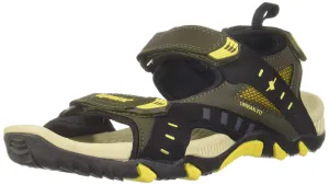 SPARX mens SS 485 | Latest, Daily Use, Stylish Floaters | Yellow Sport Sandal - 10 UK (SS 485)