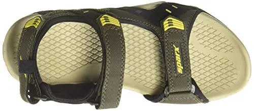 SPARX mens SS 485 | Latest, Daily Use, Stylish Floaters | Yellow Sport Sandal - 10 UK (SS 485)