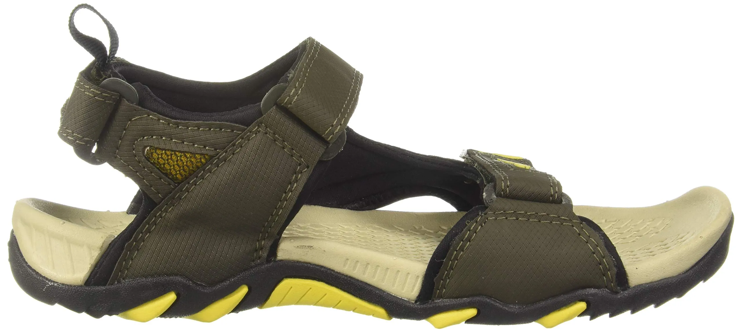 SPARX mens SS 485 | Latest, Daily Use, Stylish Floaters | Yellow Sport Sandal - 10 UK (SS 485)