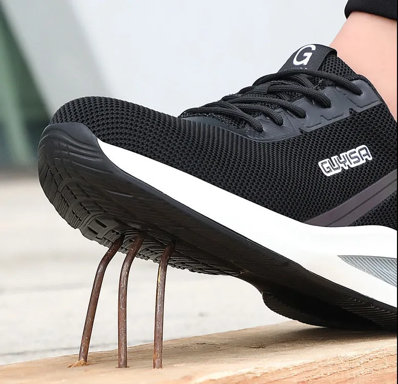 Steel Toe Sports Safety Shoes - Model SS61 - Holographic Light Reflective