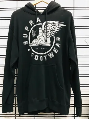 Supra Footwear Flying Shoe Hoodie Black