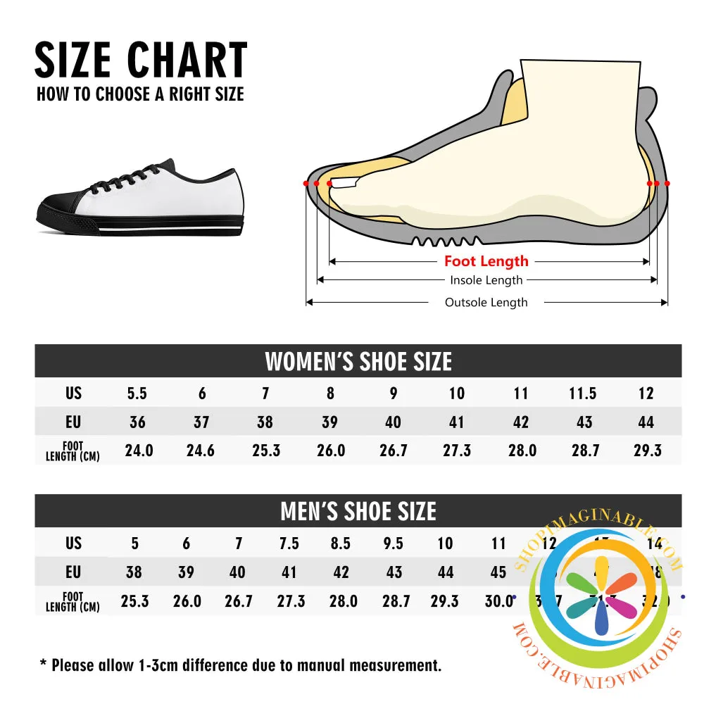 The RockStar Ladies Low Top Canvas Shoes