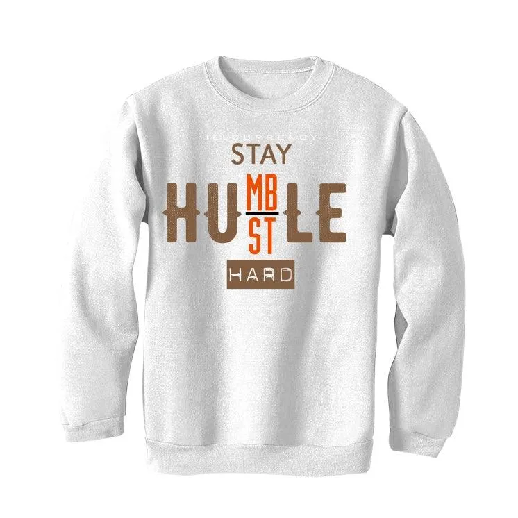 Travis Scott x Air Jordan 6 “British Khaki” White T-Shirt (Stay Humble Hustle Hard)