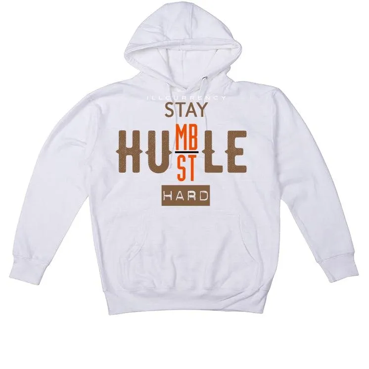 Travis Scott x Air Jordan 6 “British Khaki” White T-Shirt (Stay Humble Hustle Hard)