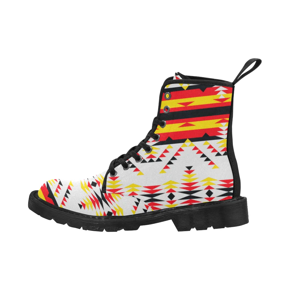 Visions of Peace Directions Boots for Women (Black)