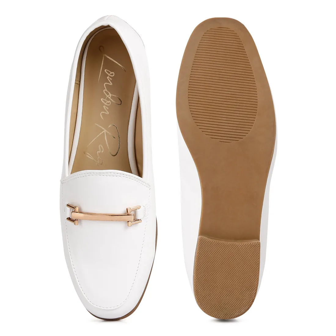 White Semi Casual Loafers