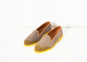 Wingtip Loafer in Yellow - More Choice