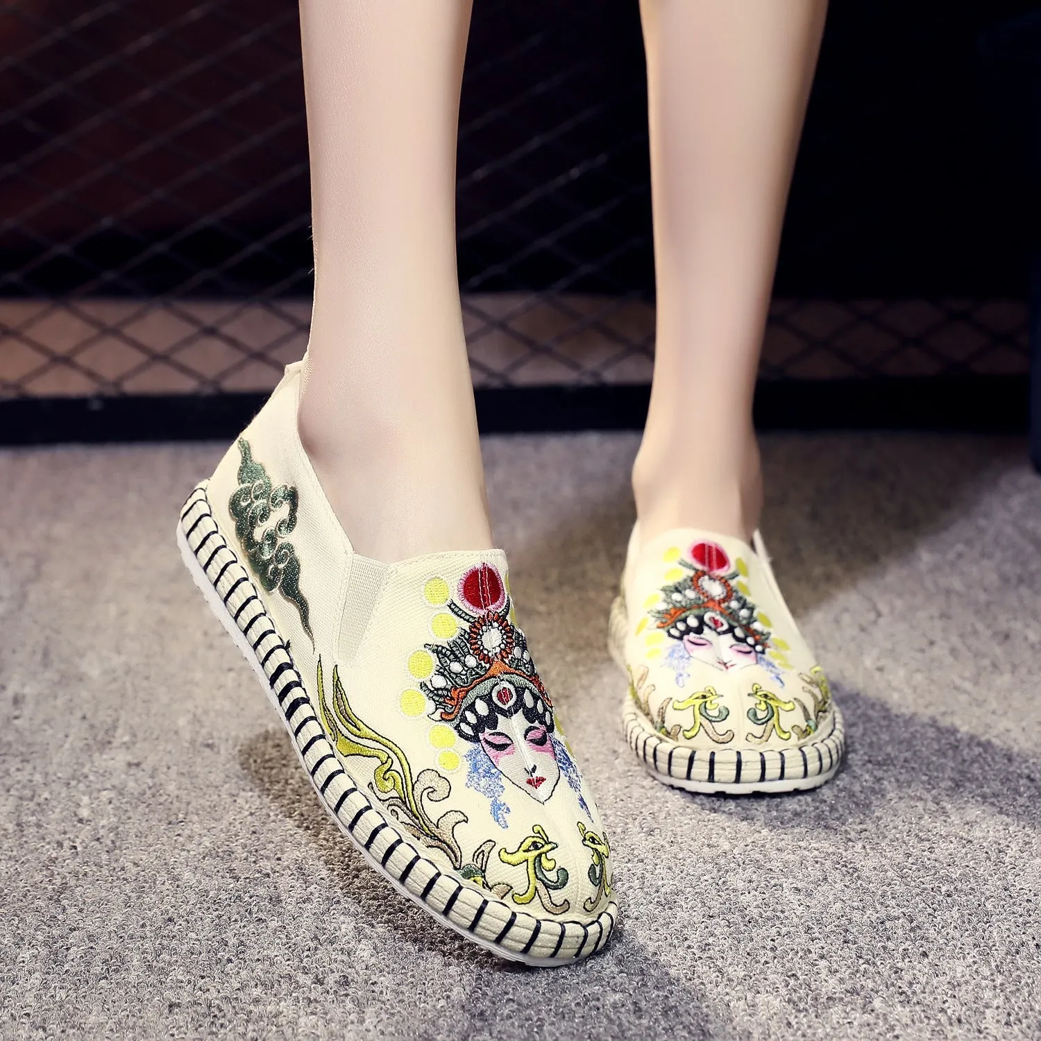 Women's & Men's Cotton Linen Strong Cloth Soles Leisure Small Canvas Shoes