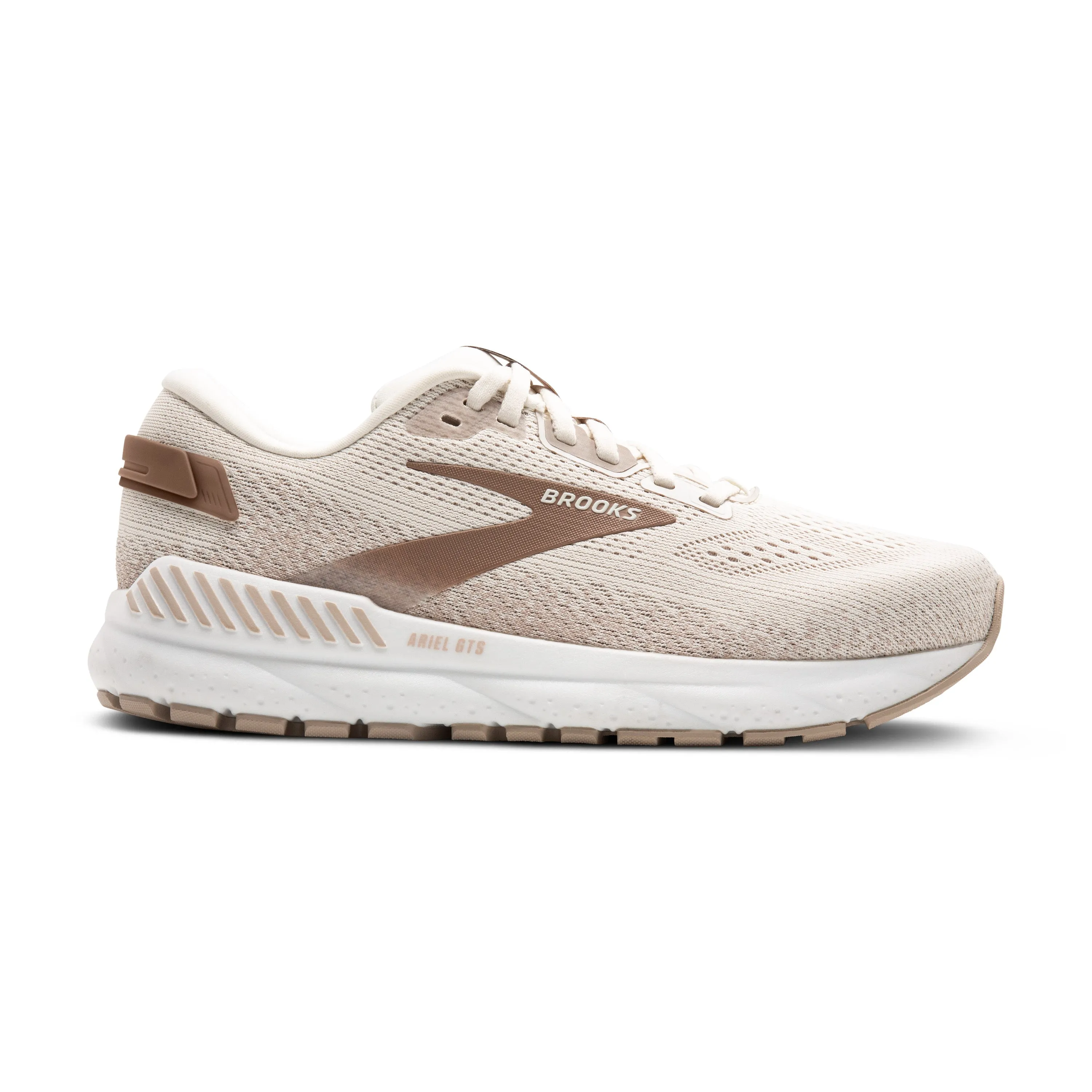 Women's Brooks Ariel GTS 24 Color: Coconut/Portabella (EXTRA WIDE WIDTH)
